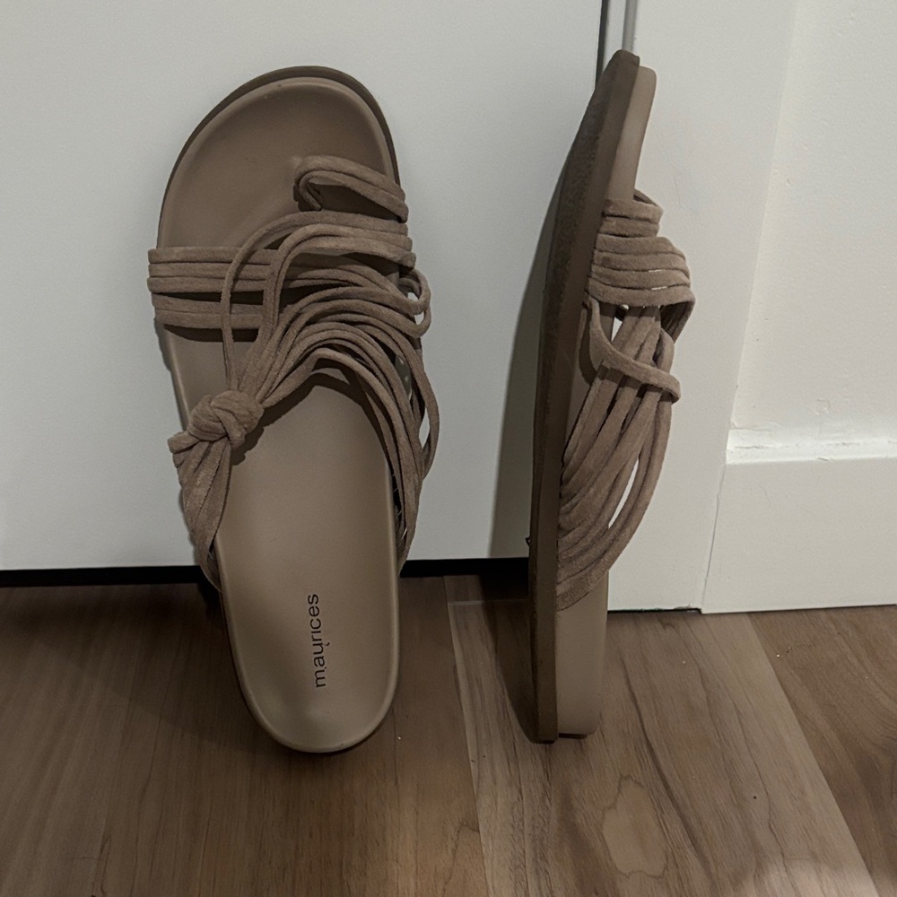Maurices Women's Brown Strappy Sandals